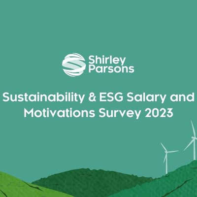Shirley Parsons Sustainability and ESG Salary Survey 2023