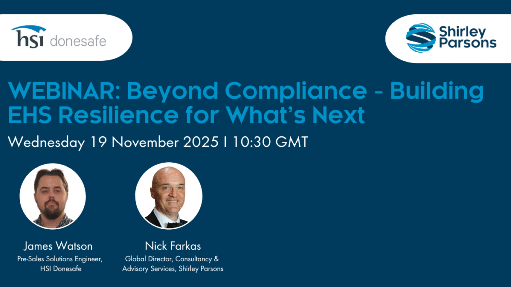 WEBINAR Beyond Compliance - Building EHS Resilience for What’s Next